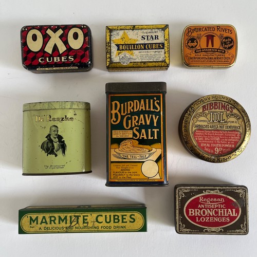 Vintage advertising tins - 8,