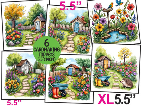 Gardening themed cardmaking - gardening,