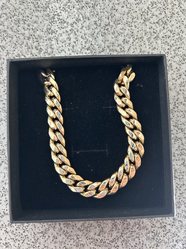 9ct solid gold curb cuban - 9ct,