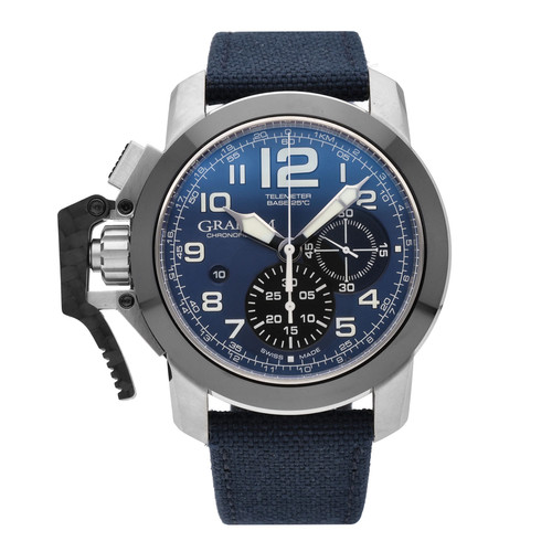 Graham chronofighter blue dial - chronofighter,