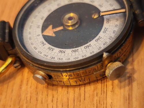 Ww1 military marching compass - military,