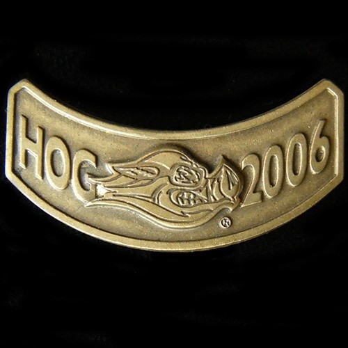 Harley owners group pin - harley, badge