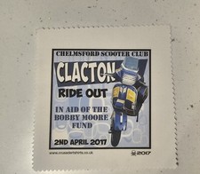 Rare Clacton Ride Out Patch 2017 Not Paddy Smith Vespa Lambretta Mod Skinhead