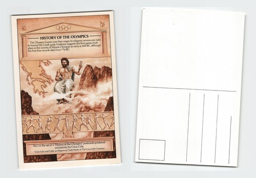 Vintage postcard history - postcard,