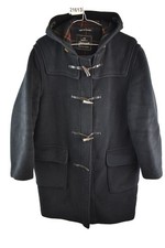 GLOVERALL Navy Duffle Coat size Uk 10 Womens Casual Outdoors Outerwear