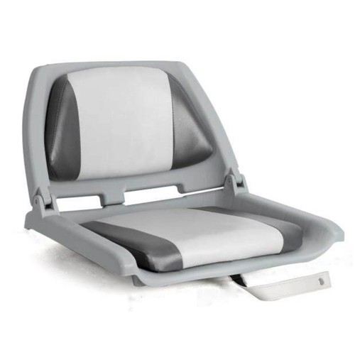 Gray frame folding boat seat - boat,