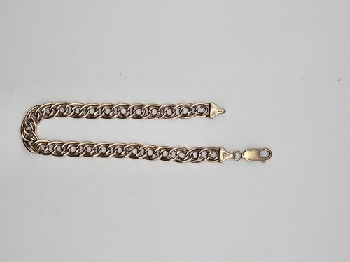 Yellow gold double curb - yellow,