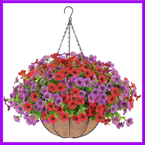 Artificial hanging flowers - artificial,