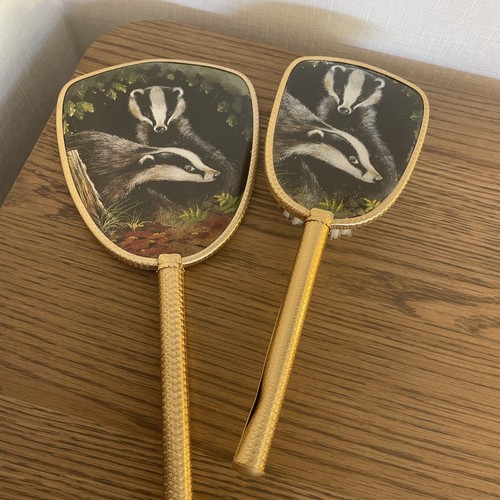 Vintage brush mirror - vintage, &