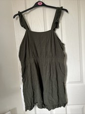 Khaki Playsuit Women Size 20