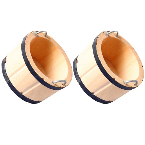 Pcs mini wood bucket - 2,