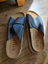 office cross strap sandals 