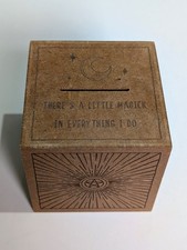 Witch casket wooden - witch,