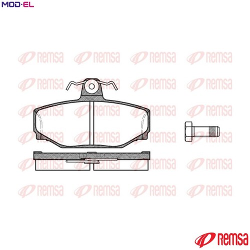 Brake pad set disc - pad,