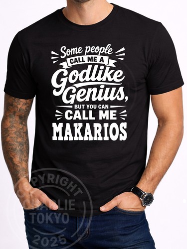 Makarios men black shirt - black, t-shirt