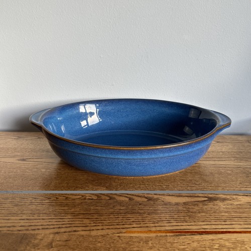 Denby imperial blue serving - denby,