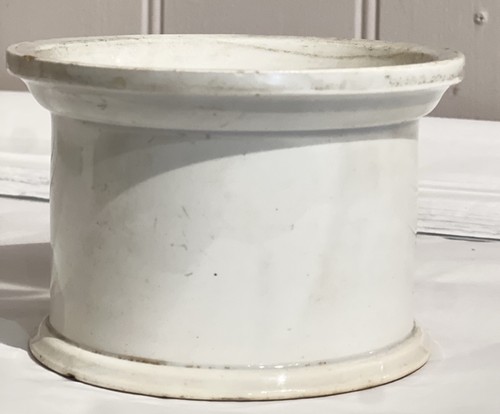Antique ironstone jug white - antique,