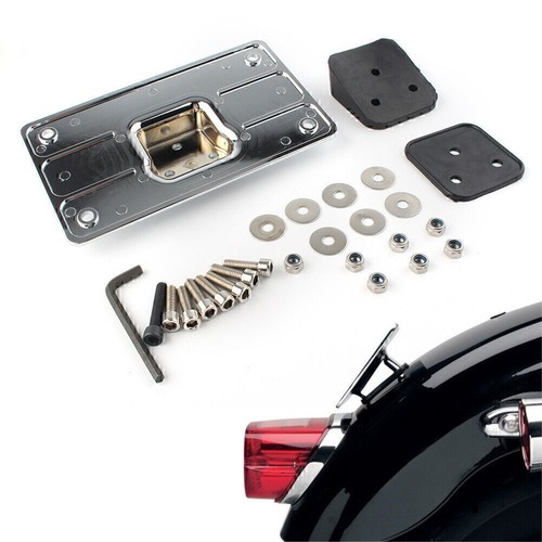 Laydown tilt license plate - laydown,
