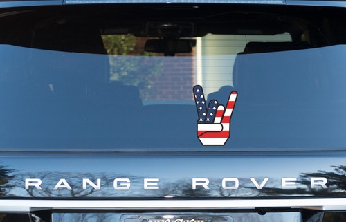 Old glory hand horns fun - hand,