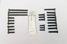 Yamaha RD250/350LC 1980-82 J.I.S Engine Casing Screw Kit Black Stainless .