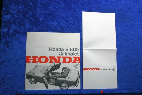 Honda 500 s600 1963 brochure - honda,