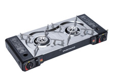 Portable Double 2 Burner Gas