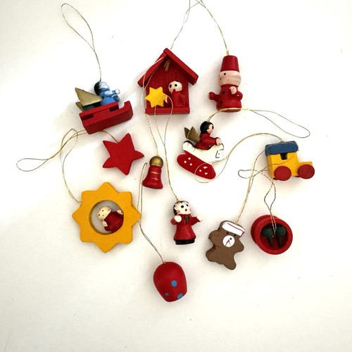 Vintage miniature christmas - vintage,
