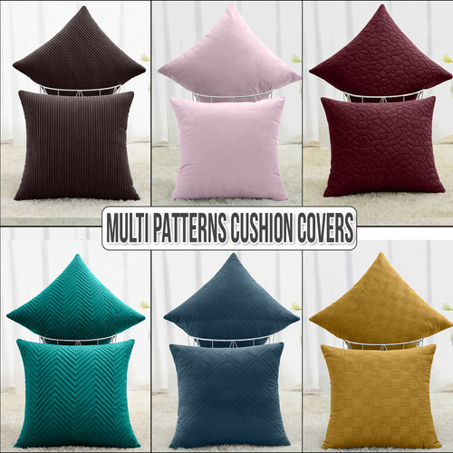 Velvet corduroy cushions - velvet,