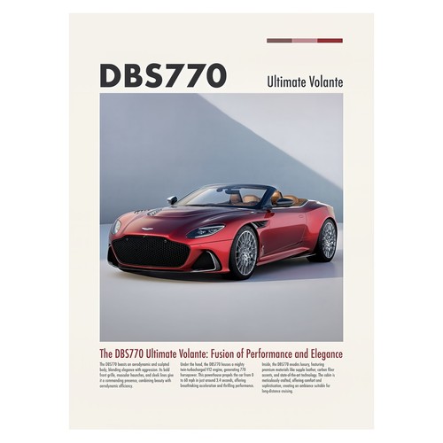 Red sports car modern poster - sports, |
