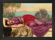 John William Godward Framed Wall Art Poster Canvas Print Picture