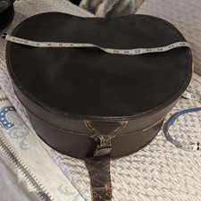 Vintage Leather Hat Box