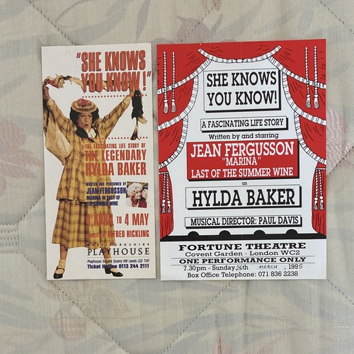 She knows you know - she, theatre
