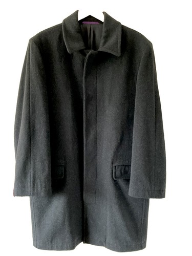 Gents next black wool - black.,