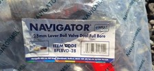 28mm LEVER BALL VALVE TAP DUAL