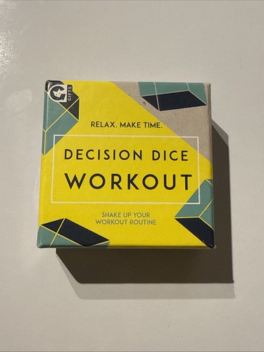 Decision dice workout - decision, workout.