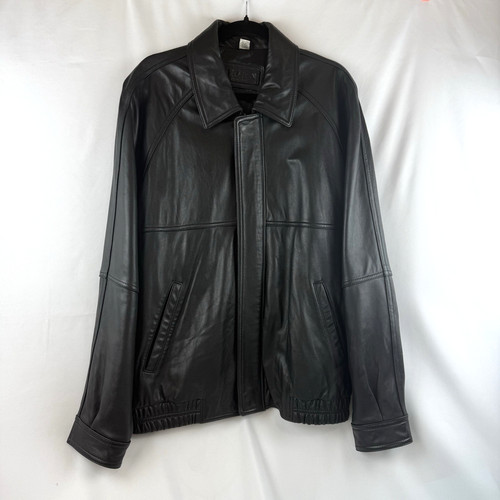 Tehama leather jacket black - tehama,