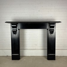 Simple Victorian Slate Fireplace Surround with Corbels