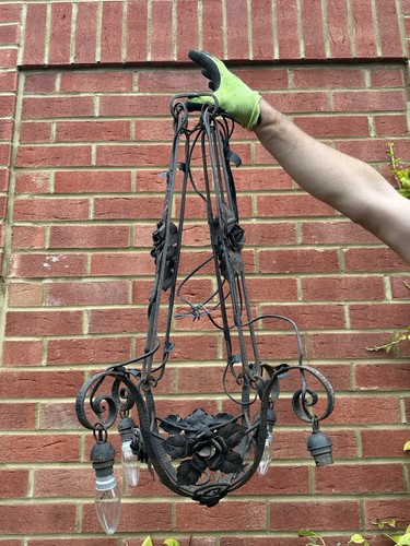 Vintage wrought iron rose - vintage,
