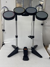 Rockstar Xbox 360 Rock Band Drum Set Wired Harmonix 822149 With Pedal