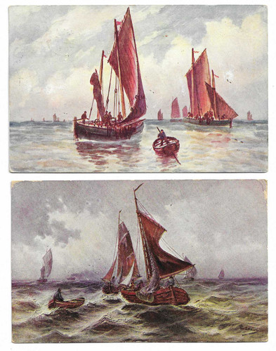 Artist drawn postcards - artist, of