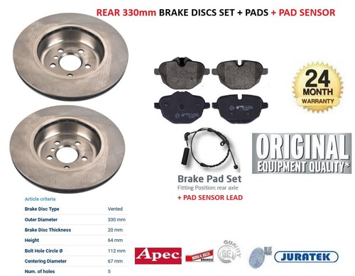 Rear brake discs - brake,
