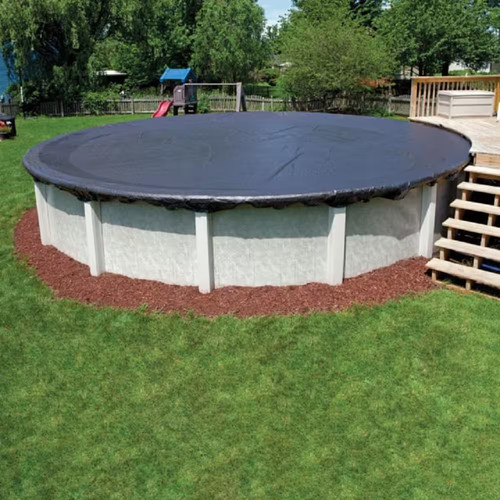 New above ground winter pool - above,