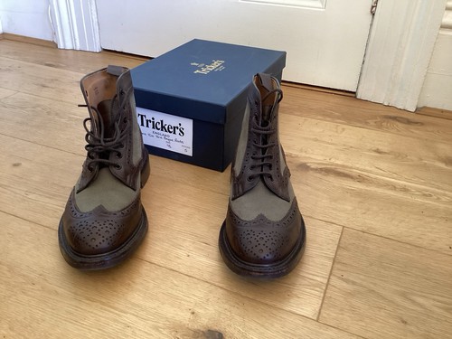 Trickers two tone brogue - trickers, boots