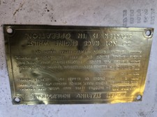 Ferguson Tef20 T20 Diesel KiGass Starting Instructions Original Raised Lettering