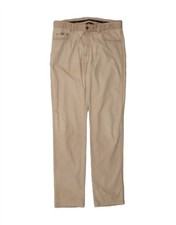 PAUL & SHARK Mens Straight Jeans IT 48 Medium W32 L35 Beige Cotton CT08