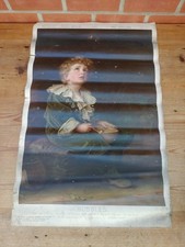 ORIGINAL Antique PEARS' SOAP Bubbles 1897 Advertising Print John Everett Millais