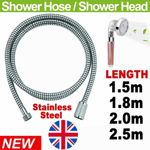 Stainless steel shower hose - steel,