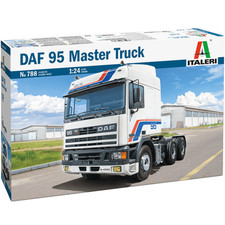 Italeri 1:24 Scale Truck DAF 95 Master RR Plastic Kit Lorry Model 788