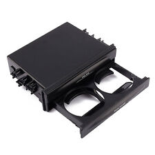 Universal Car Single/Double Din Radio Pocket Kit w/Drink-Cup Holder Storage Box