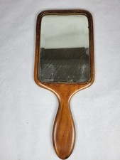 Wooden Hand Held Mirror